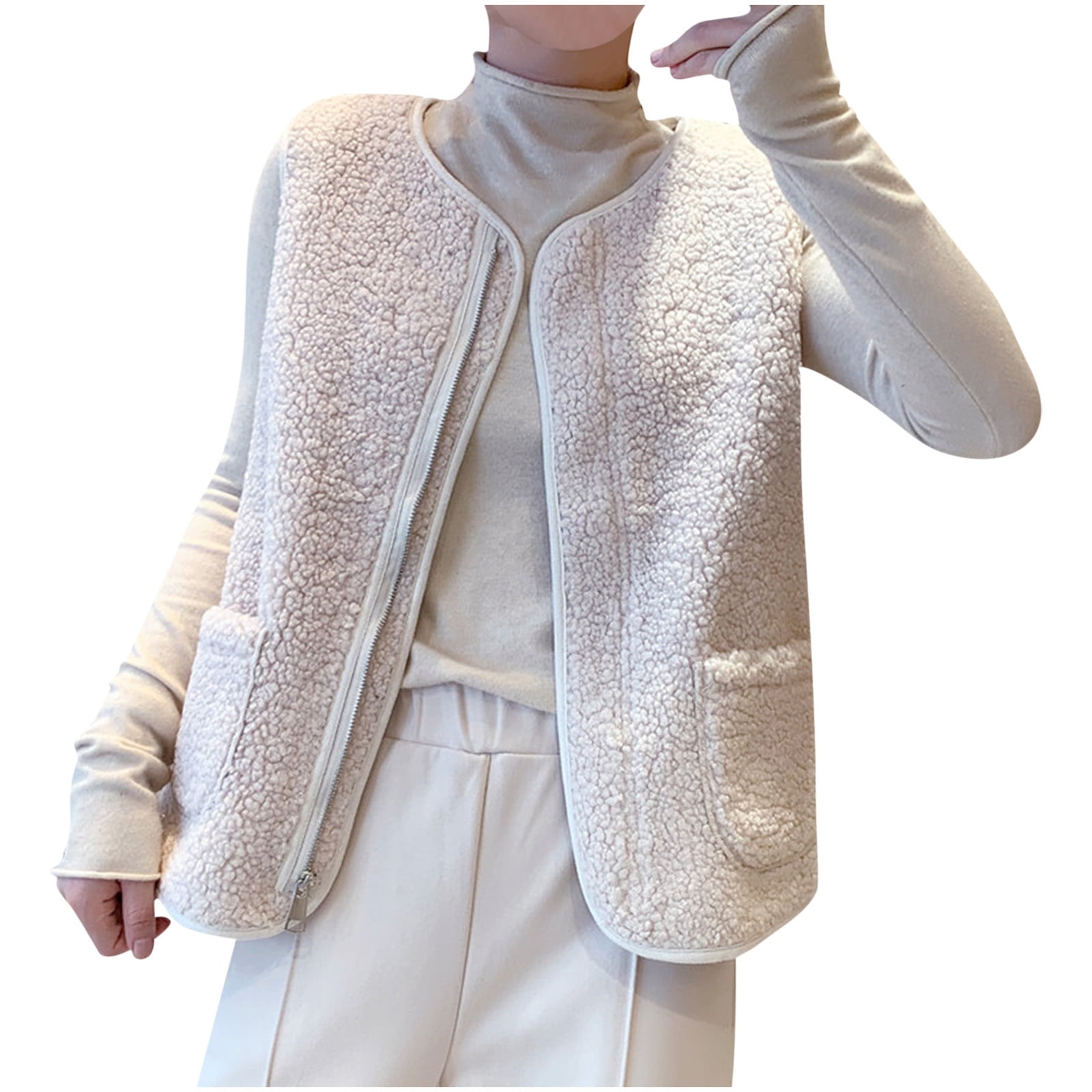Reversible Cropped Vest Fleece