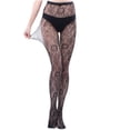 thumbnail image 1 of Lovskoo 2024 Womens Plus Size High Waist Tights Fishnet Stockings Mesh Sheer Leggings Pants Fishnet Net Pantyhose Stockings Tights Gray, 1 of 3