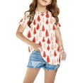 thumbnail image 1 of Zwiiyzr 3-14Y Christmas Shirts Toddler Boy Girls Short Sleeve Tees T-Shirt Christmas Graphic Tees Holiday Tops Toddler To Big Kids Red, 1 of 4