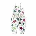 thumbnail image 1 of Lovskoo Baby Boys Girls Independence Day Clothes Children Summer Backless Romper Sling Sleeveless Short Jumpsuit Green, 1 of 9