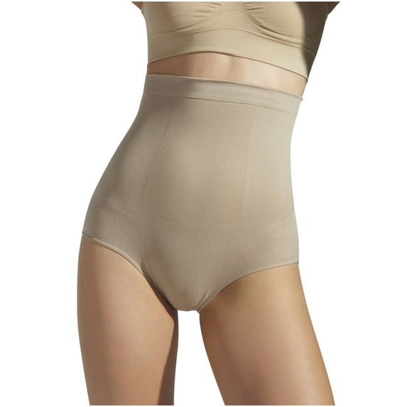 Lovskoo Butt Lifter Panties for Women 2024 Traceless Body Shaping Short Hip Lifting Shaping Short Khaki