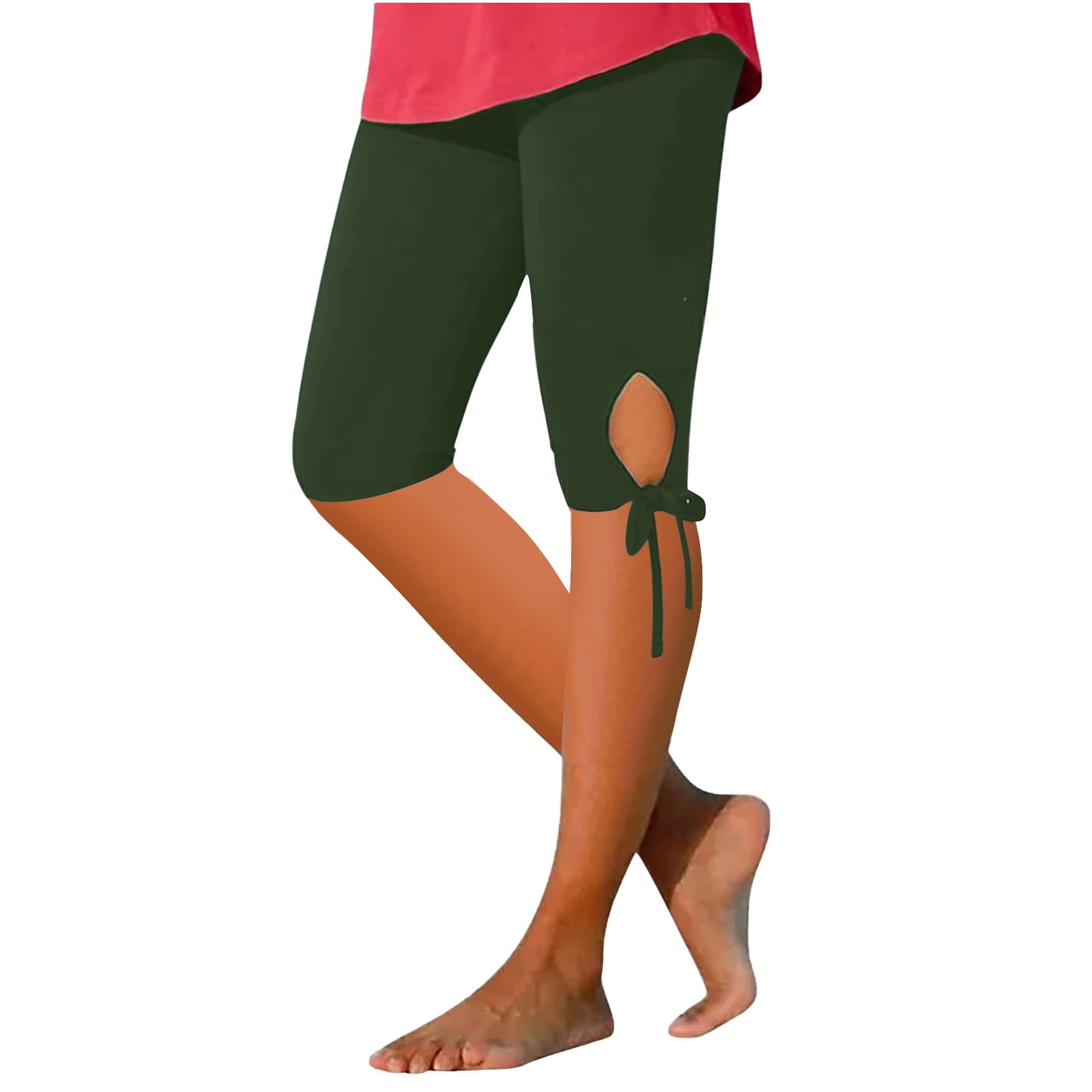 Olive capri leggings deals