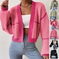 thumbnail image 1 of Lovskoo Cardigan Sweaters for Women Casual Long Sleeve Knitted Long Cardigan Tops Blouse Coat Green, 1 of 9