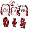thumbnail image 1 of Zwiiyzr Christmas Pajamas for Family for Baby Christmas Men Plaid Printed Blouse Tops+Pants Family Matching Pajamas Set 2025 Multicolor, 1 of 4