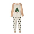thumbnail image 1 of Zwiiyzr Family Christmas Pajamas Matching Sets for Mom Parent Child Outfit Christmas Set Printed Home Clothes Sleepwear Long Sleeved Jumpsuit Set Mom Style Beige-Mom, 1 of 5