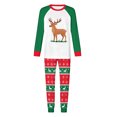 thumbnail image 1 of Zwiiyzr Family Christmas Pajamas Matching Sets for Dad Parent-Child Warm Christmas Set Printed Home Wear Hoodid Pajamas Dads Jumpsuit Multicolor-Dad, 1 of 7