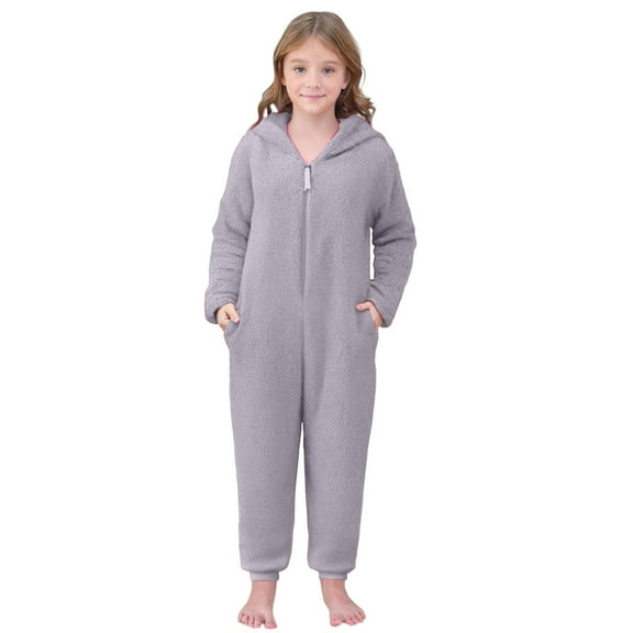 Zwiiyzr Family Christmas Pajamas Matching Sets for Kids Parent Child Christmas Set Printed Home Clothes Pajamas Set Kid'S Style Gray-Kids