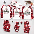 thumbnail image 1 of Rohuuque Family Christmas Pjs Matching Sets Holiday Jammies for Dad Matching Family Sets Christmas Casual Printed Top With Bottom Outfits Home Wear 2025 Red, 1 of 7