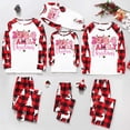 thumbnail image 1 of Zwiiyzr Family Christmas Pjs Matching Sets Holiday Jammies Matching Family Sets Christmas Casual Printed Top With Bottom Outfits Home Wear 2025 Red, 1 of 7
