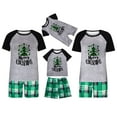 thumbnail image 1 of Zwiiyzr Family Matching Sets Christmas Jammies Christmas Parent Outfit Warm Set Printed Home Clothes Pajamas Short Sleeved Shorts Two-Piece Set 2025 Green, 1 of 5