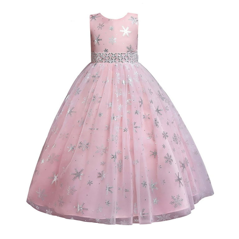 pink snowflake dress Pink Sequin Snowflake Dress