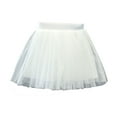 thumbnail image 1 of Zwiiyzr Little Girls Tutu Skirt Elastic Ballet Dance Skirts Layers Tulle Tutu for Toddler Kid Children 1-8 Years White, 1 of 4