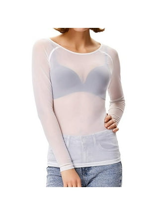 Sheer White Tops