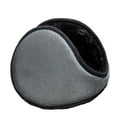 thumbnail image 1 of Lovskoo Man's Winter Earmuffs Foldable Solid Color Polar Fleece Ear Warmer Winter Keep Warm Behind-The-Head Earmuff Gray, 1 of 3