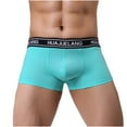 thumbnail image 1 of Lovskoo Men's 2024 Underwear Boxer Briefs Soft Briefs Knickers Shorts Underpants Green L, 1 of 4