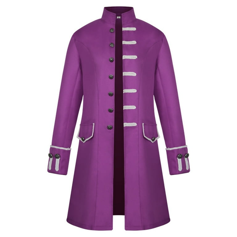 Purple frock coat mens on sale