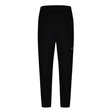 Lovskoo Mens Joggers Pants Fashion Casual Solid Thicken Pockets Drawstring Outdoor Cargo Sweatpants Black