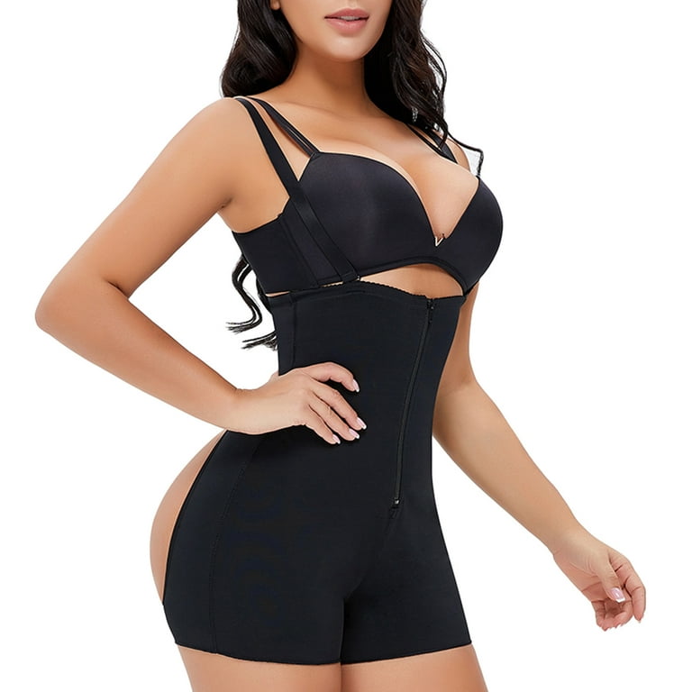 Lovskoo Plus Size Bodysuit for Women Tummy Control Shapewear Open Bust Butt  Lifter Slimmer Body Shaper Sculpting Bodysuit Black 