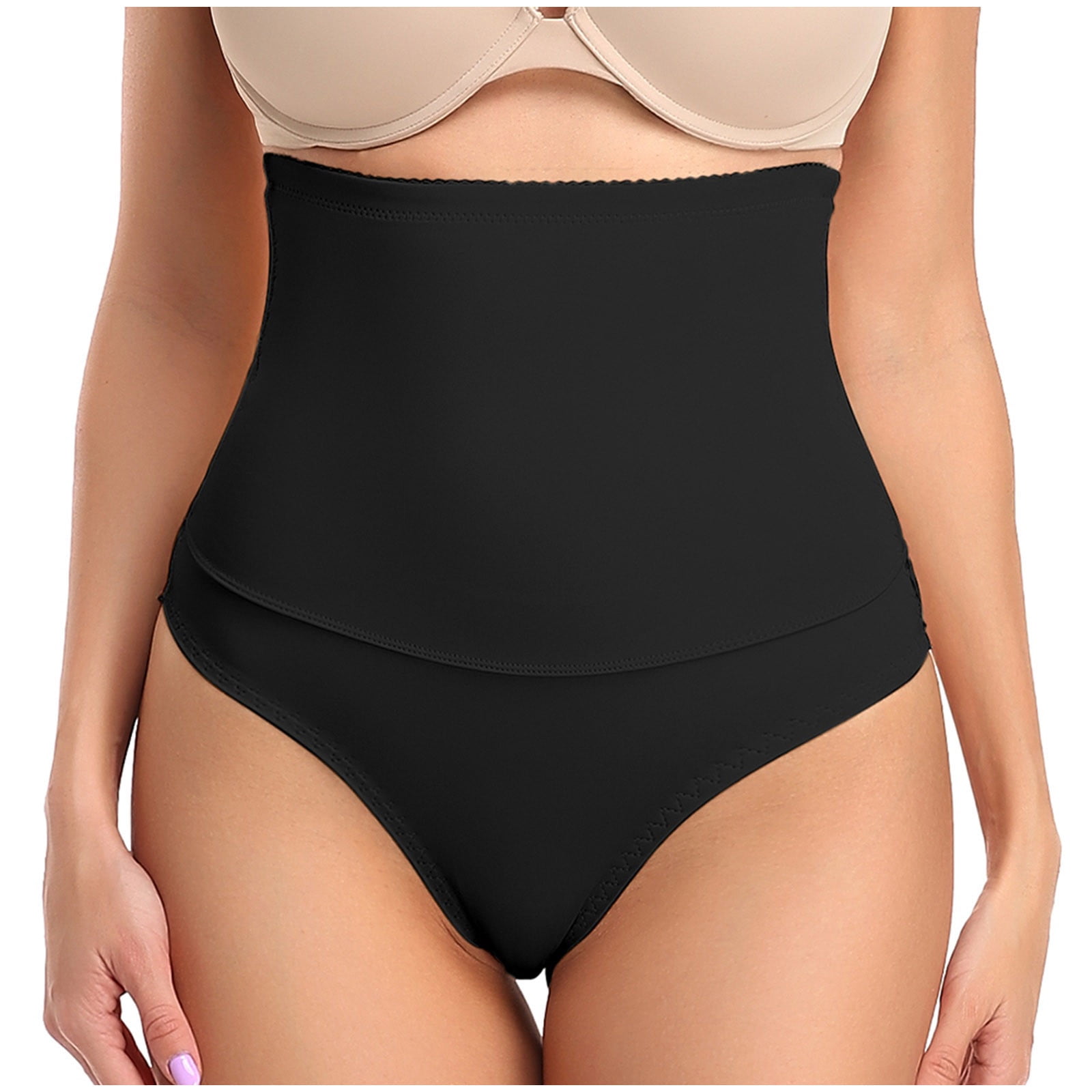 Lovskoo Plus Size Shapewear Shorts for Women Tummy Control Butt Lifter High  Waist Seamless Waist Trainer Stomach Body Shaper Thigh Slimming Girdles