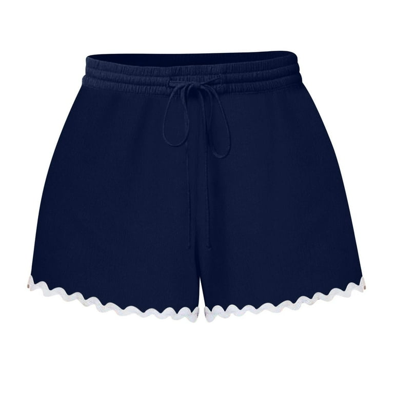 Plus size tie shorts best sale