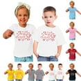 thumbnail image 1 of Zwiiyzr Toddler Boys Girls Baby Clothes 3-10 Years Summer Cotton T-Shirt Trendy Cute Round Neck Print Tee Short Sleeve Top Black, 1 of 5