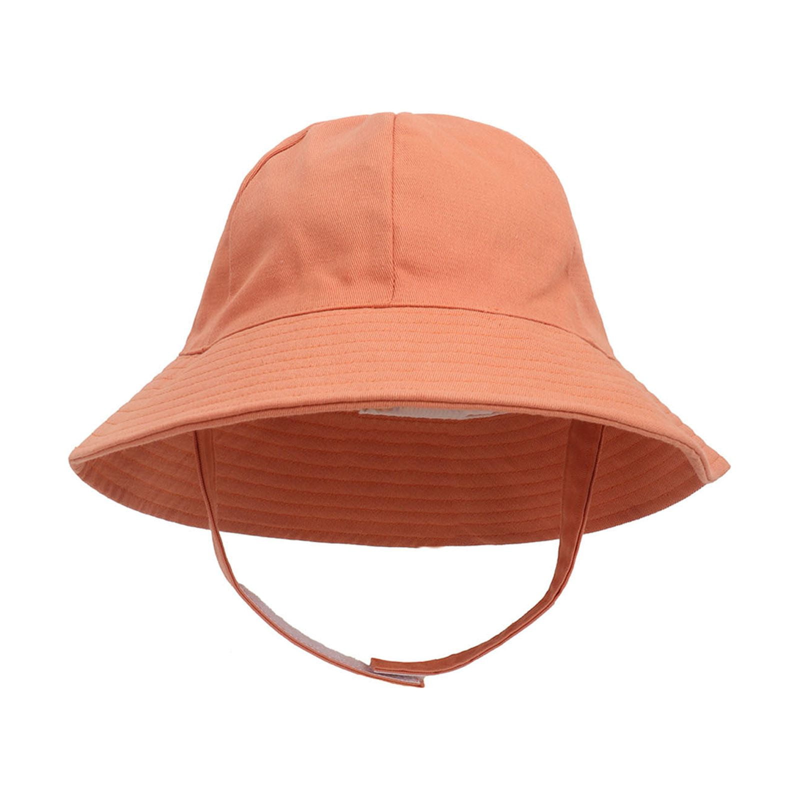 Lovskoo Toddler Boys Girls Bucket Hat Summer Hat for Sun Protection UV-proof  Sun Beach Cap Children Kids Solid Color Outdoor Hat Black 