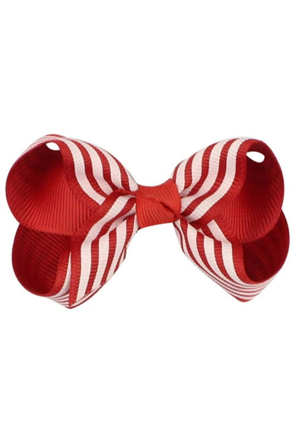 Toddler Boys Girls Independence Day Hair Clips Hair Bows Children Bow Bound Clip Baby Accessories Products White