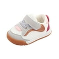 thumbnail image 1 of Zwiiyzr Unisex Baby First Walking Shoes 3-24 Months Infant Sneakers Shoes Boys Girls Cute Trendy Activewear Breathable Mesh Non-Slip Soft Bottom Sports Casual Shoes Pink, 1 of 8