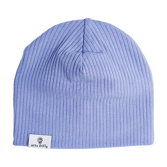 Zwiiyzr Unisex Beanies Baby Beanie Soft Solid Color Thin Stretchy Cute Baby Hats for Fal Winter Girls Boys Multicolored Purple