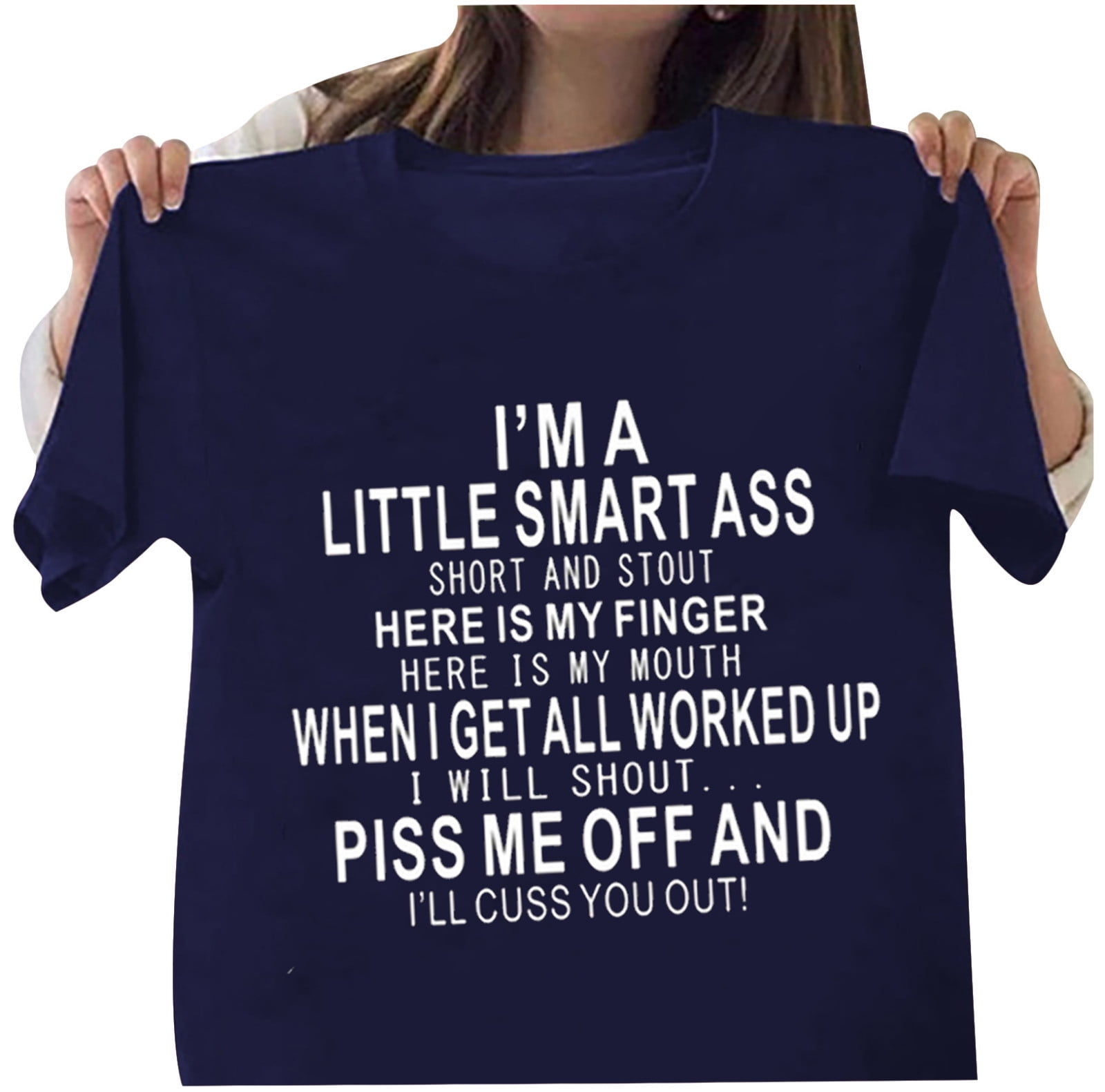 Lovskoo Unisex Summer Tops Women and Men Short Sleeve Loose Blouses ...