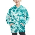 thumbnail image 1 of Zwiiyzr Unisex Teens Kids Oversized Hoodies Sweatshirt Tie-Dye Fashion Long Sleeve Pullover Tops 4-14 Years for Girls and Boys Multicolor, 1 of 6