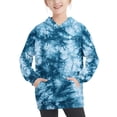 thumbnail image 1 of Zwiiyzr Unisex Teens Kids Oversized Hoodies Sweatshirt Tie-Dye Fashion Long Sleeve Pullover Tops 4-14 Years for Girls and Boys Multicolor, 1 of 6