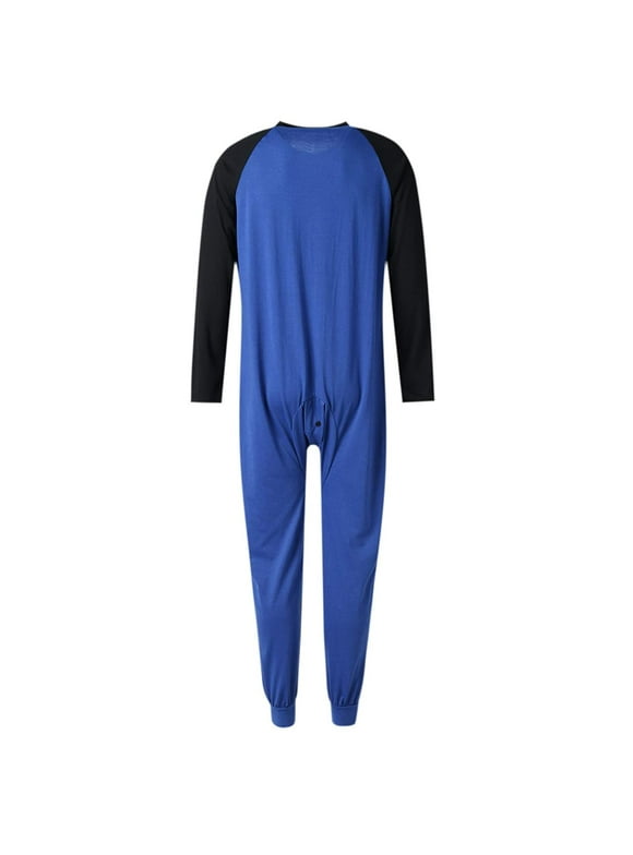 Mens Onesie Back Flap