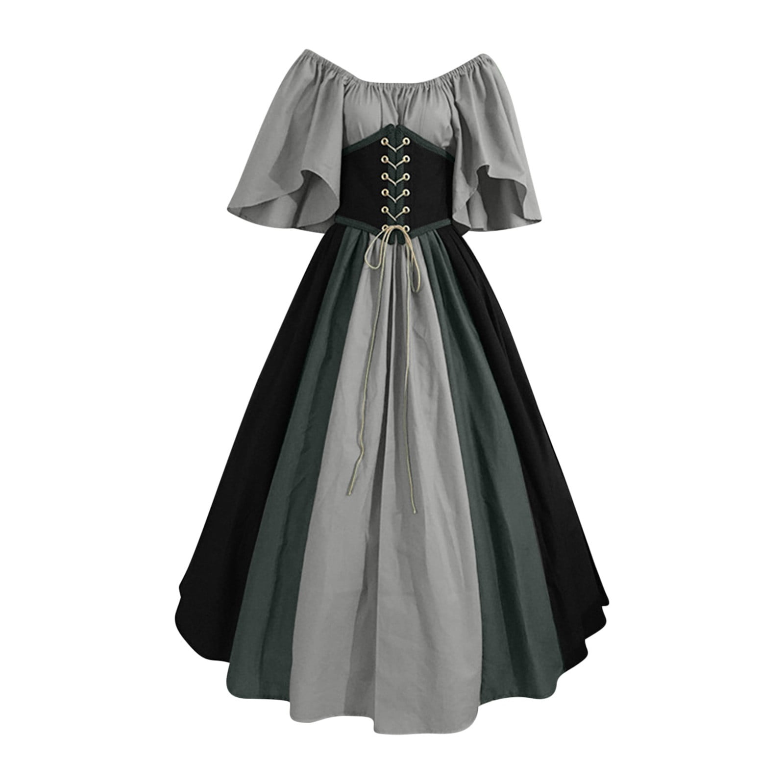Lovskoo Women Rococo Renaissance Corset Dress Halloween