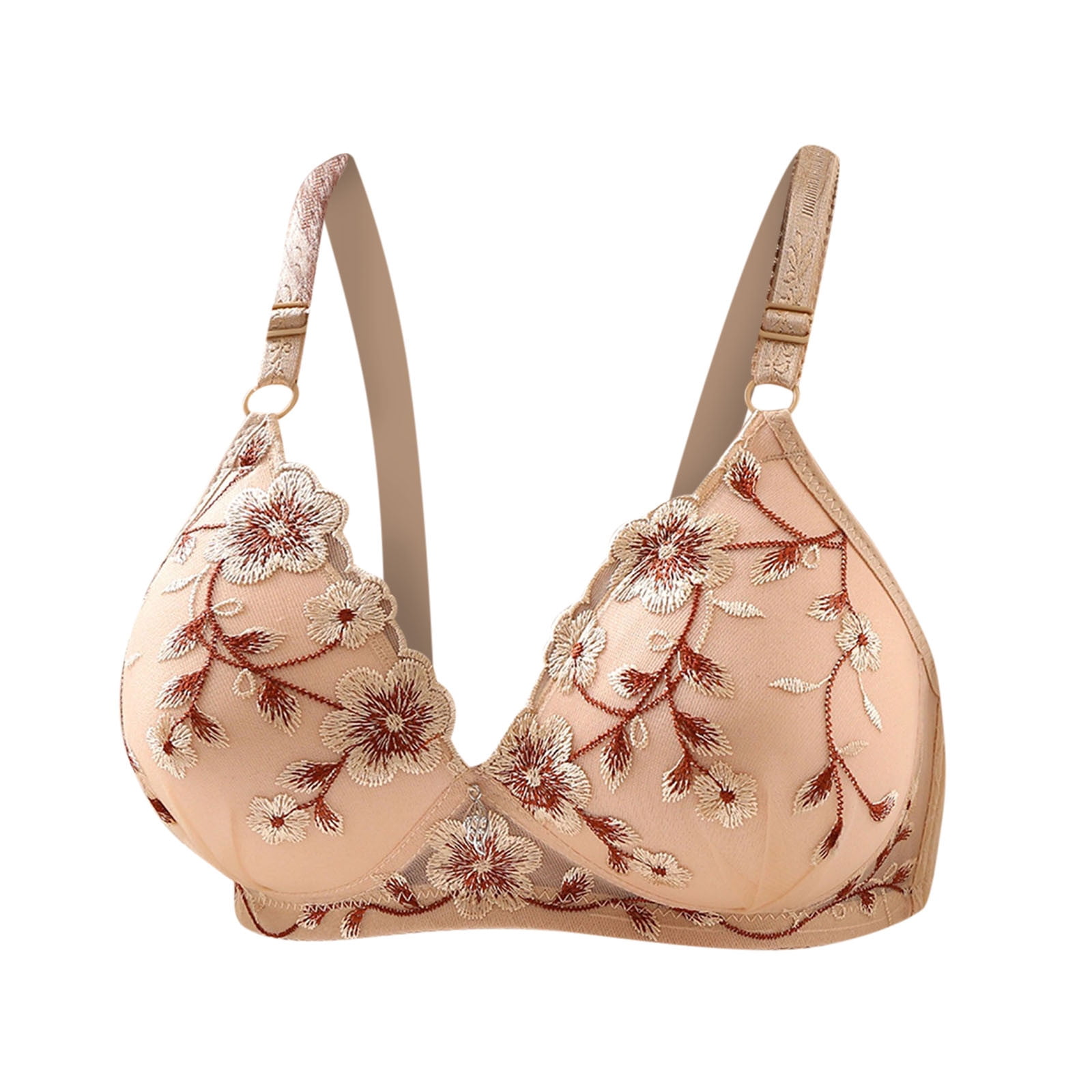 Lovskoo Women Wireless Bra Push Up Bra for Small Breasts Unlined Ladies