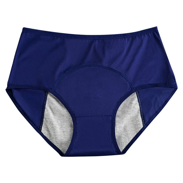 Lovskoo Women's 2024 Plus Size Menstrual Period Briefs High Waist Girl Ultra Soft Postpartum