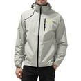 thumbnail image 1 of Lovskoo Women's Rain Jacket Technical Casual Waterproof Windbreaker Ladies Fleece Thickened Warm Hooded Reversible Jacket White, 1 of 3