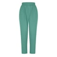 thumbnail image 1 of Lovskoo Women's Scrub Pants Straight Leg Loose Pants Soft Stretch Nurse Uniform Work Pants with Pockets Light Blue, 1 of 5