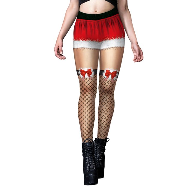 Lovskoo Women's Sweatpants with Trendy Christmas Print