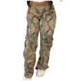 thumbnail image 1 of Lovskoo Womens Camouflage Printed Cargo Pants Casual High Waisted Baggy Stretch Straight Leg Trousers Spring/Summer Wide Leg Pants with Pockets Khaki, 1 of 7