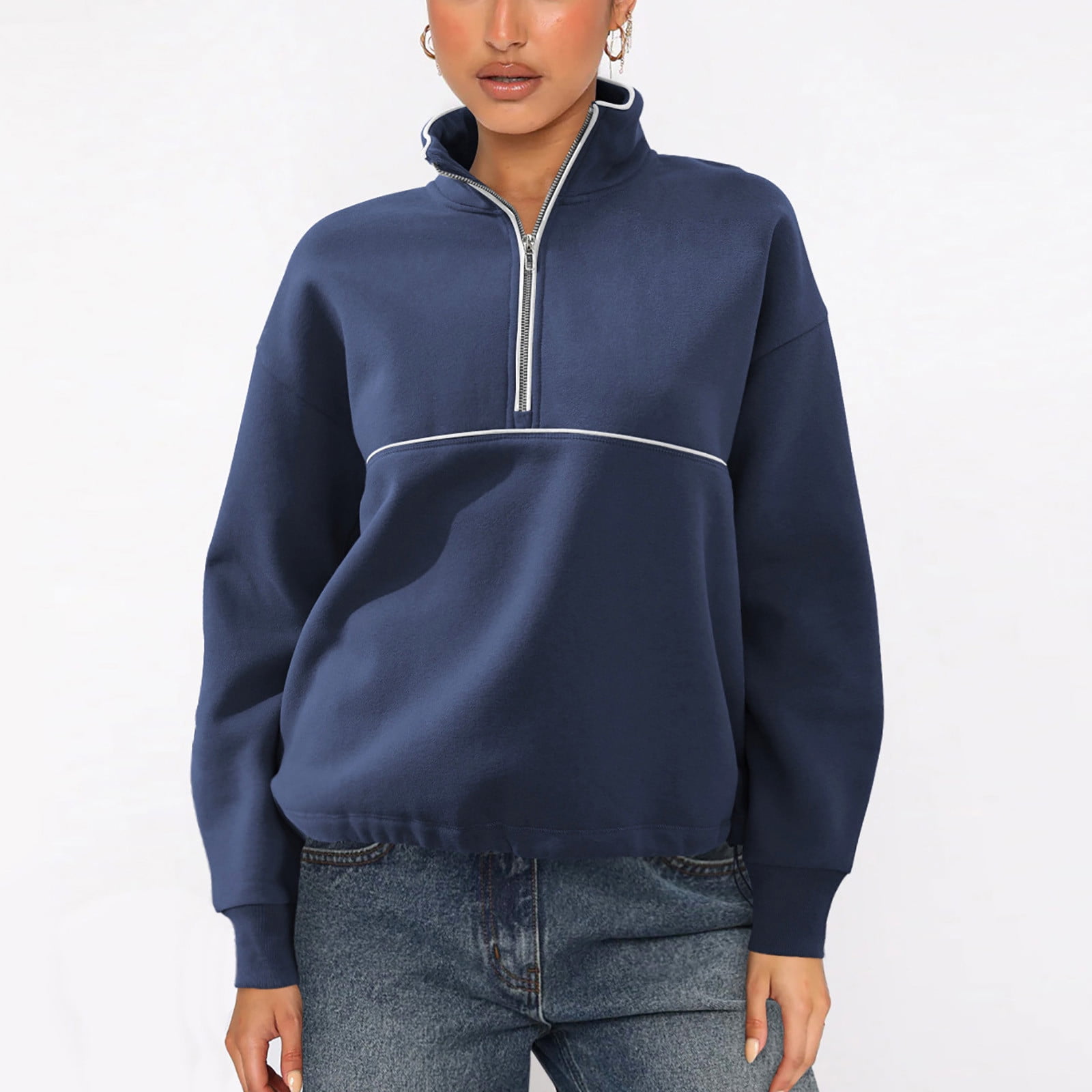Women's Collared Half Zip Top
