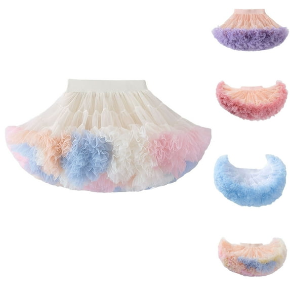 Lovskoo Womens Pleated Tulle Petticoat Tutu Puffy Skirt Short Soft Yarn Princess Skirt for Adult Teen‘S 1950S Vintage Mesh Underskirt Purple