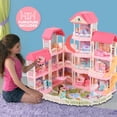 thumbnail image 1 of HERCHR Dollhouse,Miniature House,Children Dollhouse Toy Kid Miniature Pretend Play House Accessory Educational Toys Gift, 1 of 15