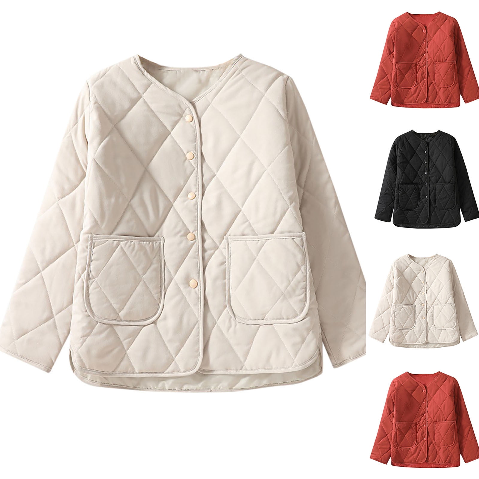 Padded and quilted coats sales