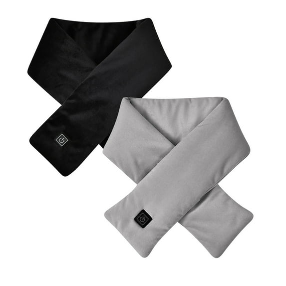 Lovzfmll 2 Pcs Heated Scarf for Women & Men, Winter USB Heating Scarf, Soft Warm Heated Neck Warmer, Thanksgiving Christmas Gift