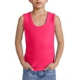 thumbnail image 1 of Lovzfmll 3-Pack Tank Tops for Boys & Girls, Solid Color Camisole Undershirt, Casual Loose Fit Sleeveless Pullover Graphic Tees for Toddler 4-5 Years, 1 of 9