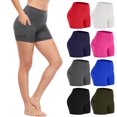 thumbnail image 1 of Lovzfmll Bike Shorts for Women, Active Yoga Shorts with High Waist, Athletic Stretch Shorts Dark Gray, S, 1 of 8