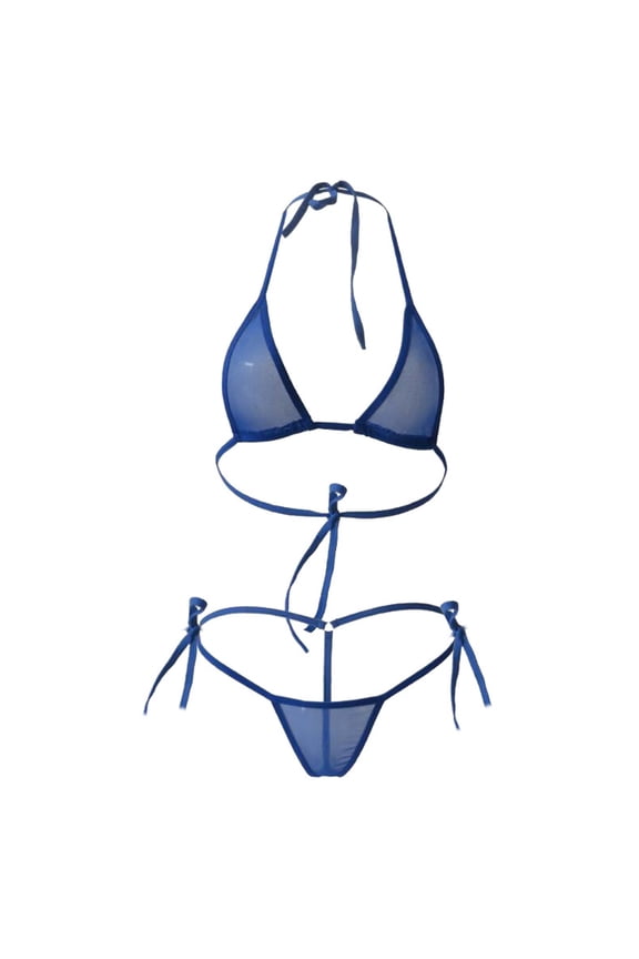 Bikini Sets for Women, Sheer 3 Piece See Through Bikini Bra Set, Fashion Beach Swimwear