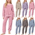thumbnail image 1 of Lovzfmll Boy's & Girl's Loungewear Set, Fleece Top & Joggers, Cozy Home Wear for Toddler, 2-3 Years, 1 of 5