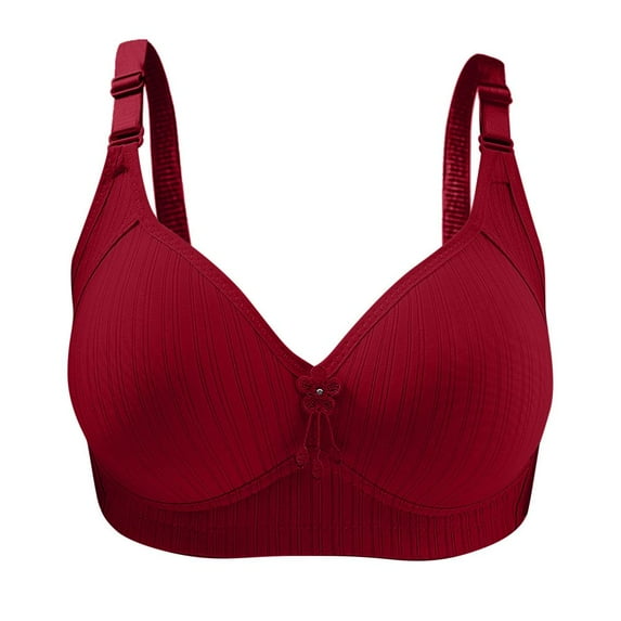 Lovzfmll Bras for Women! Bras for Women Wirefree - Wireless Bra, Everyday Bras, Bras for Women No Underwire Wine XL
